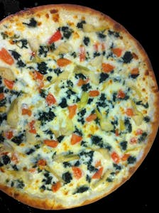 Order The Great White Pizza food online from Massino Pizzeria store, Denver on bringmethat.com