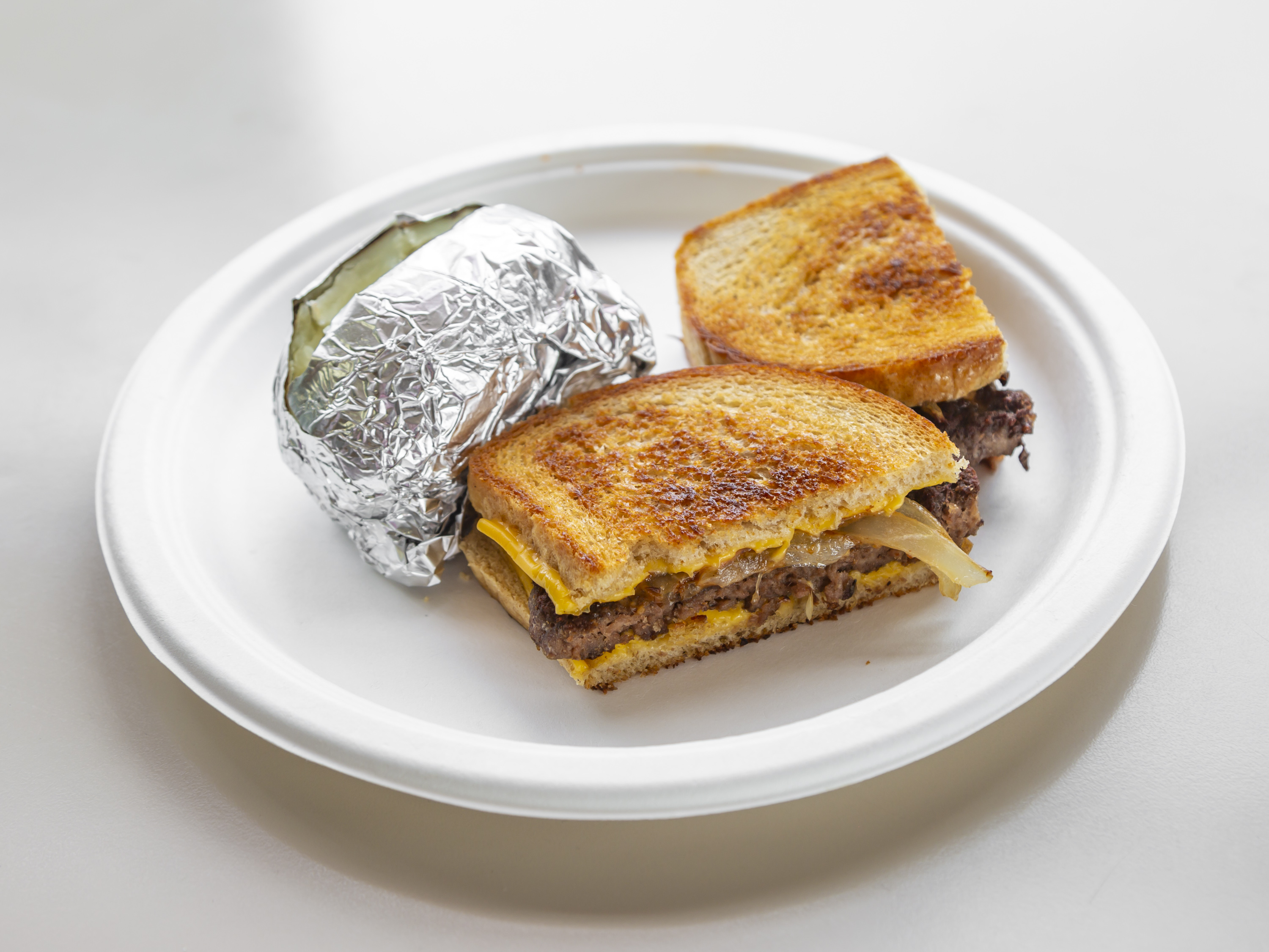 Order Sweet Patty Melt food online from Meltdown Meals Llc store, Country Club Hills on bringmethat.com