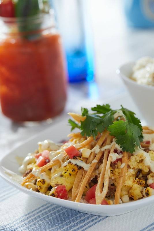 Order Street Corn Scrambler food online from Another Broken Egg Cafe store, Fishers on bringmethat.com