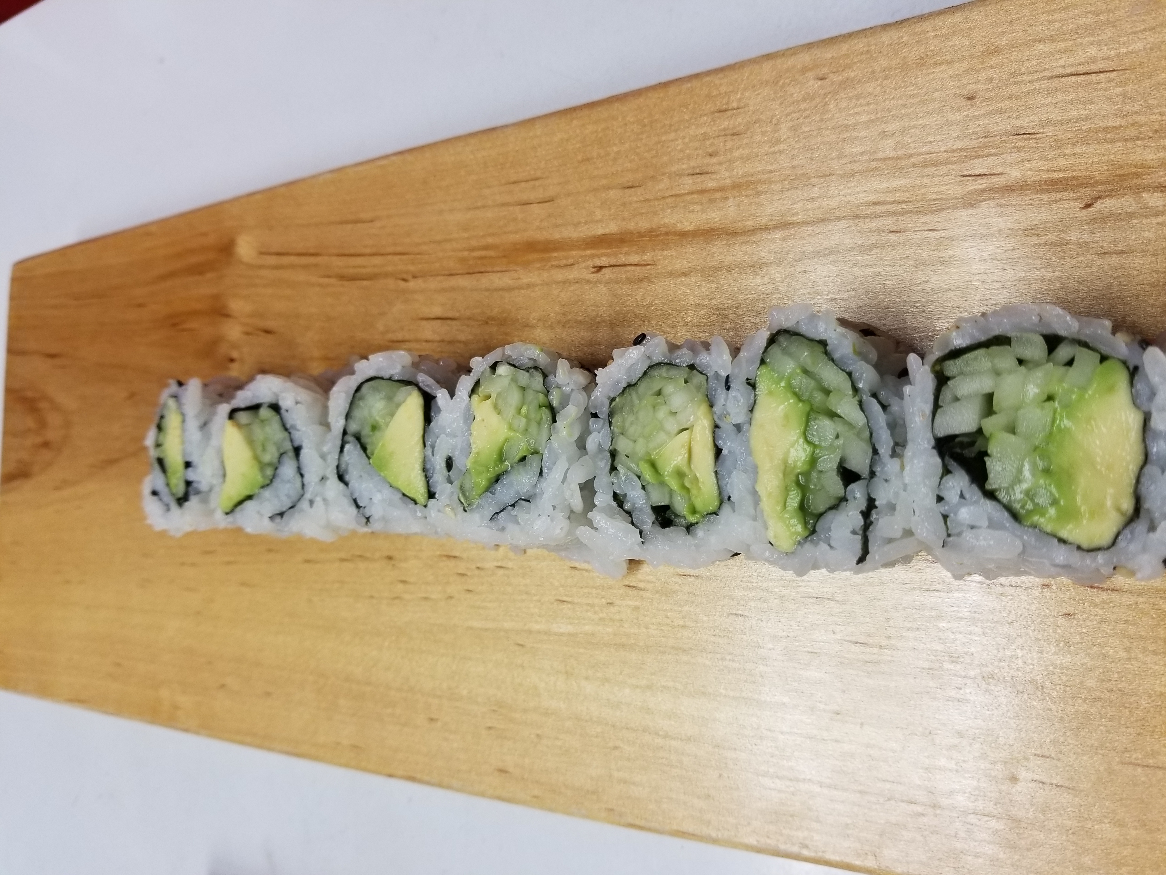 Order Avocado and Cucumber Roll food online from Agami Contemporary Sushi store, Chicago on bringmethat.com