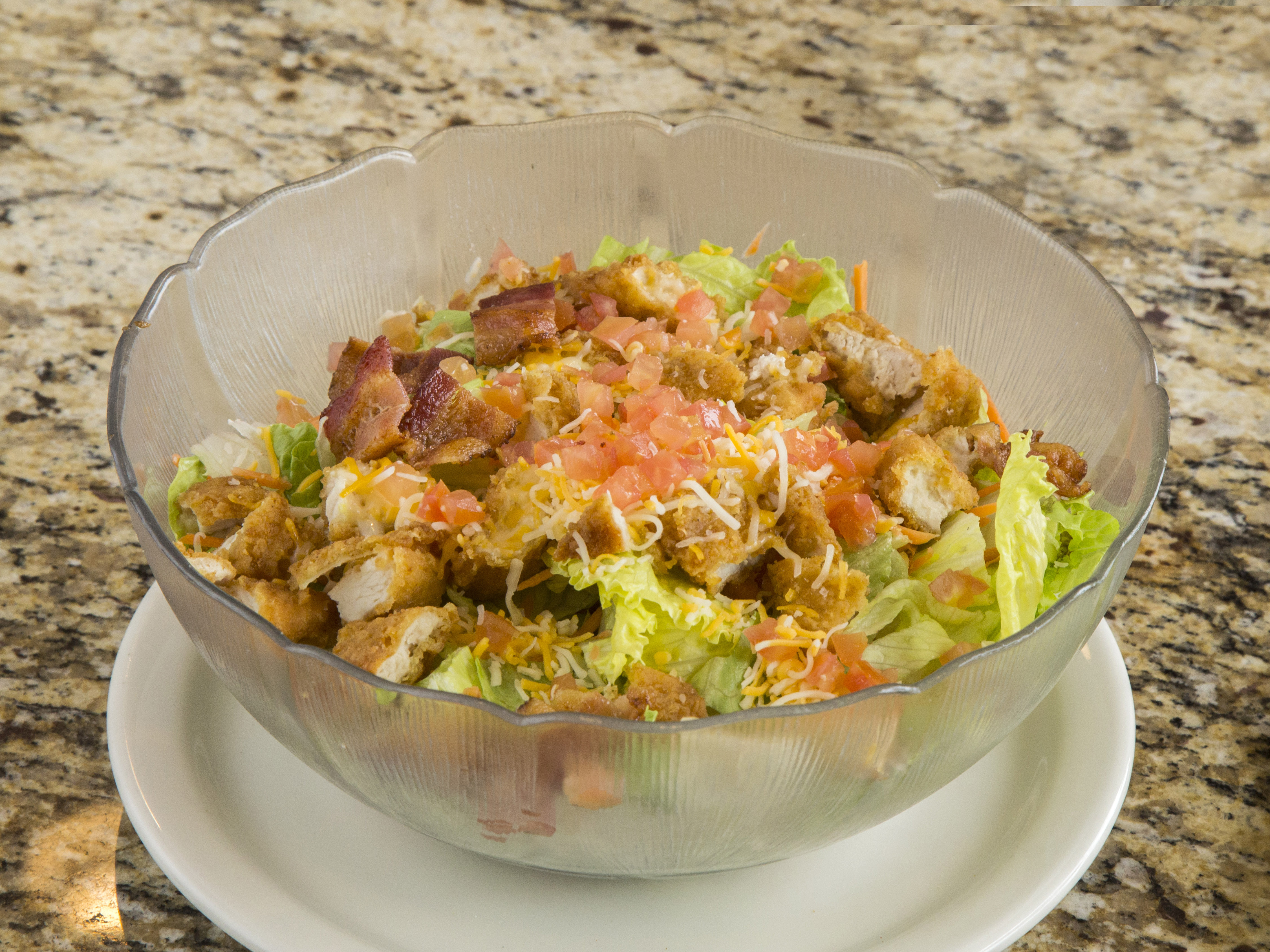 Order Crispy Chicken Salad food online from International House of Food store, Phoenix on bringmethat.com