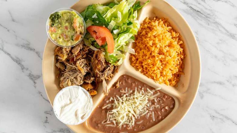 Order Carnitas Platter food online from California mexican grill store, Los Angeles on bringmethat.com
