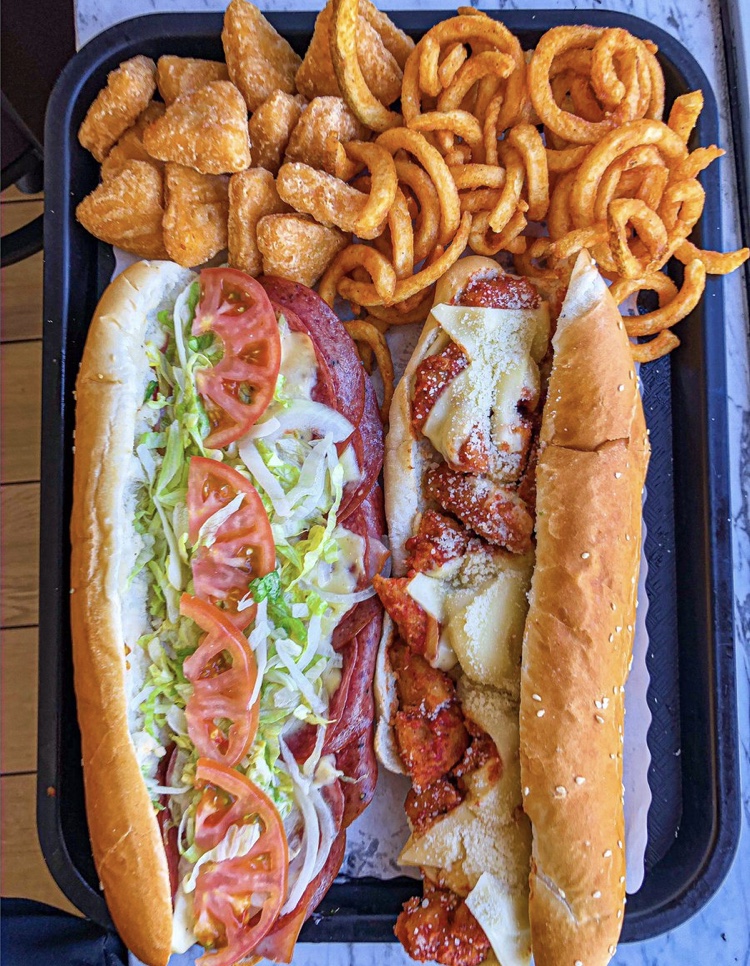 Order Chicken Parmesan Sub food online from Tubby's Grilled Submarines store, West Bloomfield on bringmethat.com