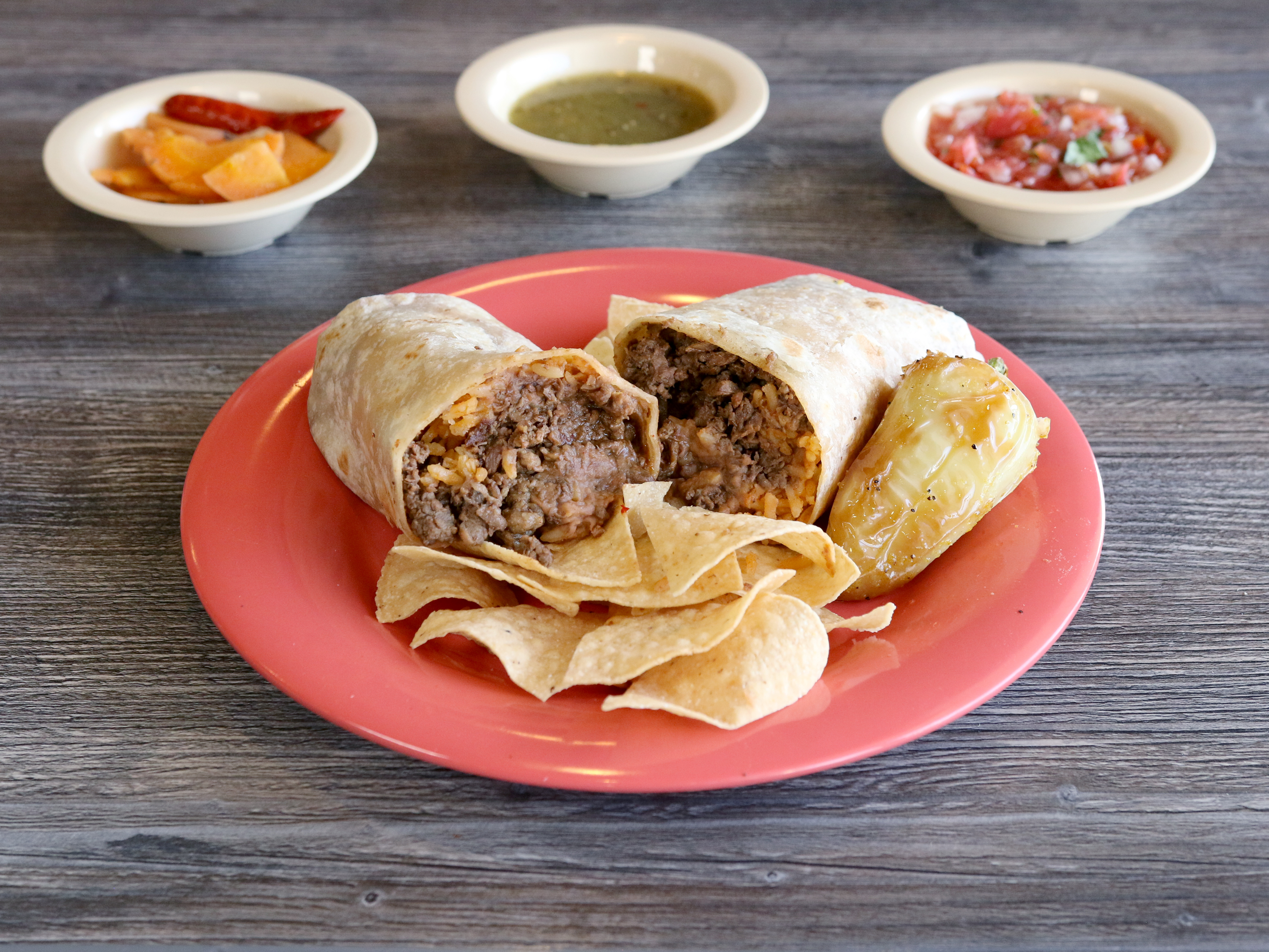 Order Carne Asada Burrito food online from Juan Great Fiesta store, Montebello on bringmethat.com