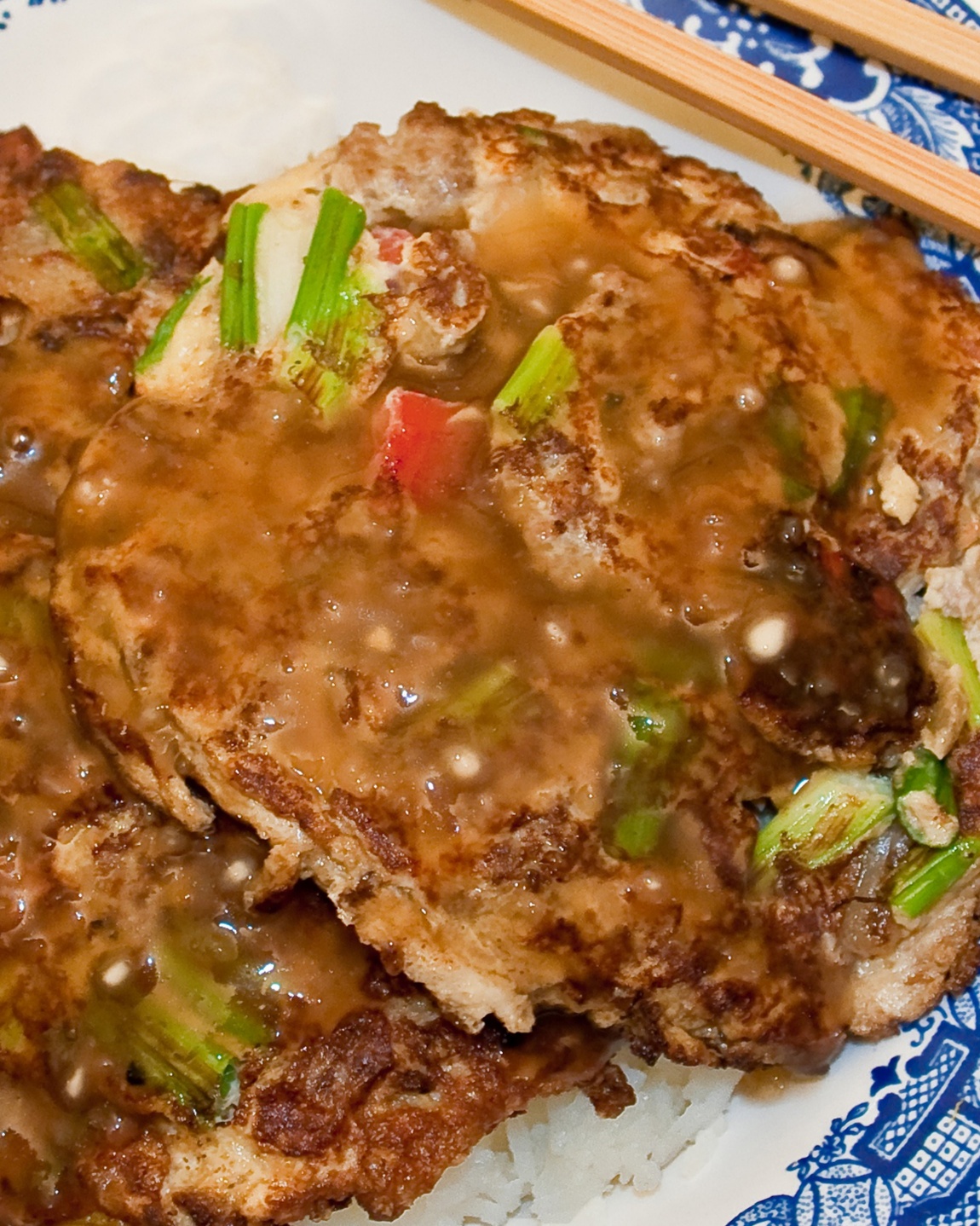 Order Chicken Egg Foo Young food online from City Dragon store, Greensboro on bringmethat.com