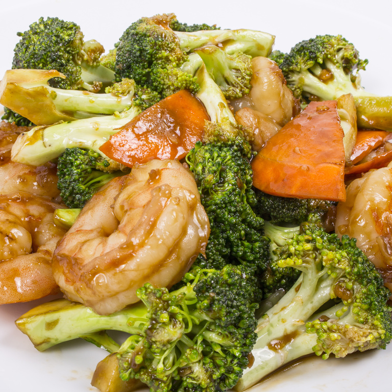 Order Broccoli Shrimp food online from Shanghai Restaurant store, Nampa on bringmethat.com