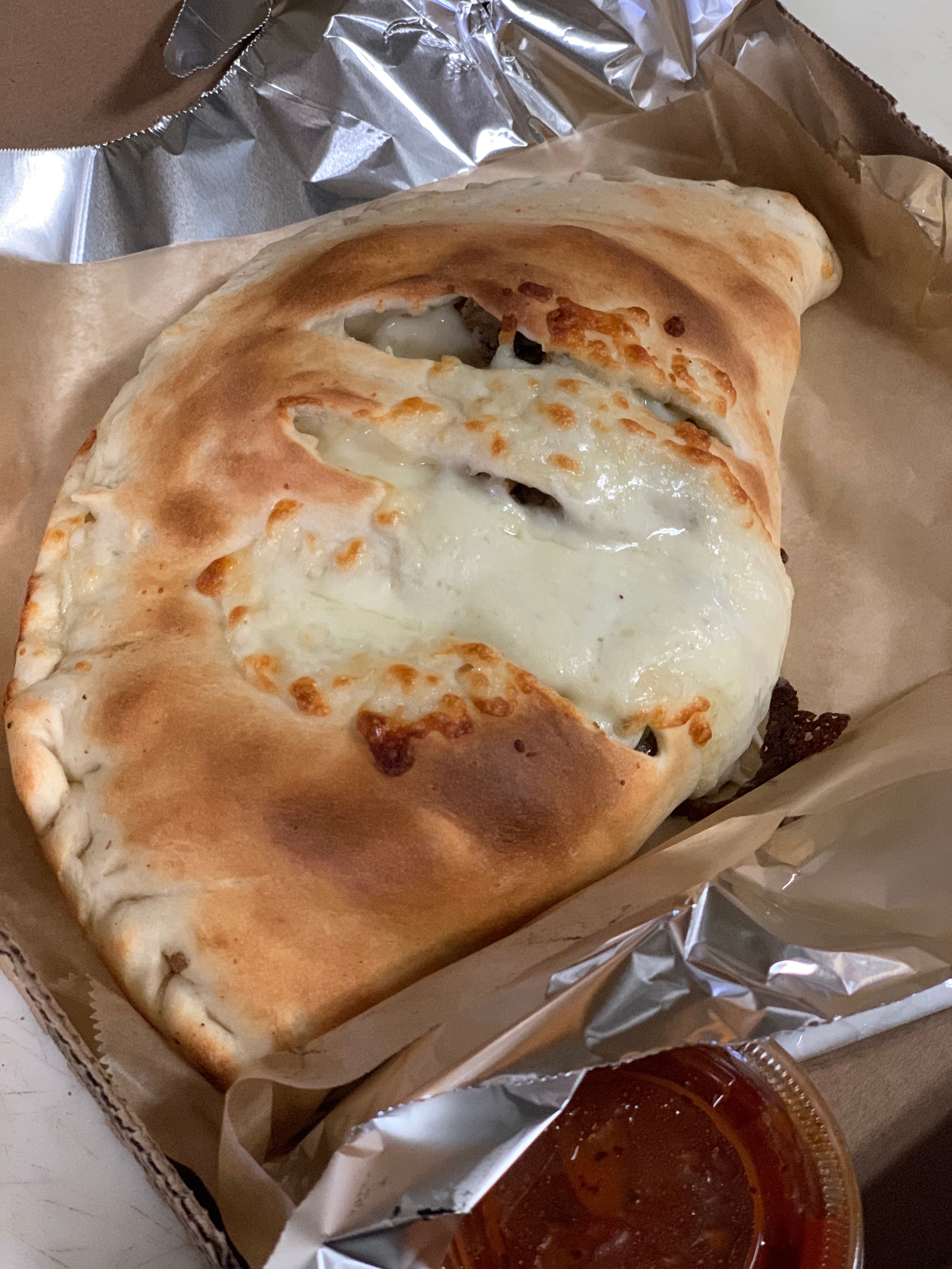 Order Meatball Calzone food online from Boston Pizza store, Las Vegas on bringmethat.com