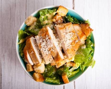 Order Chicken Caesar Salad food online from Salad Kreation store, Raleigh on bringmethat.com