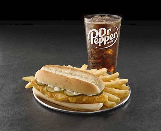 Order Fish Sandwich food online from Long John Silver's store, Conway on bringmethat.com