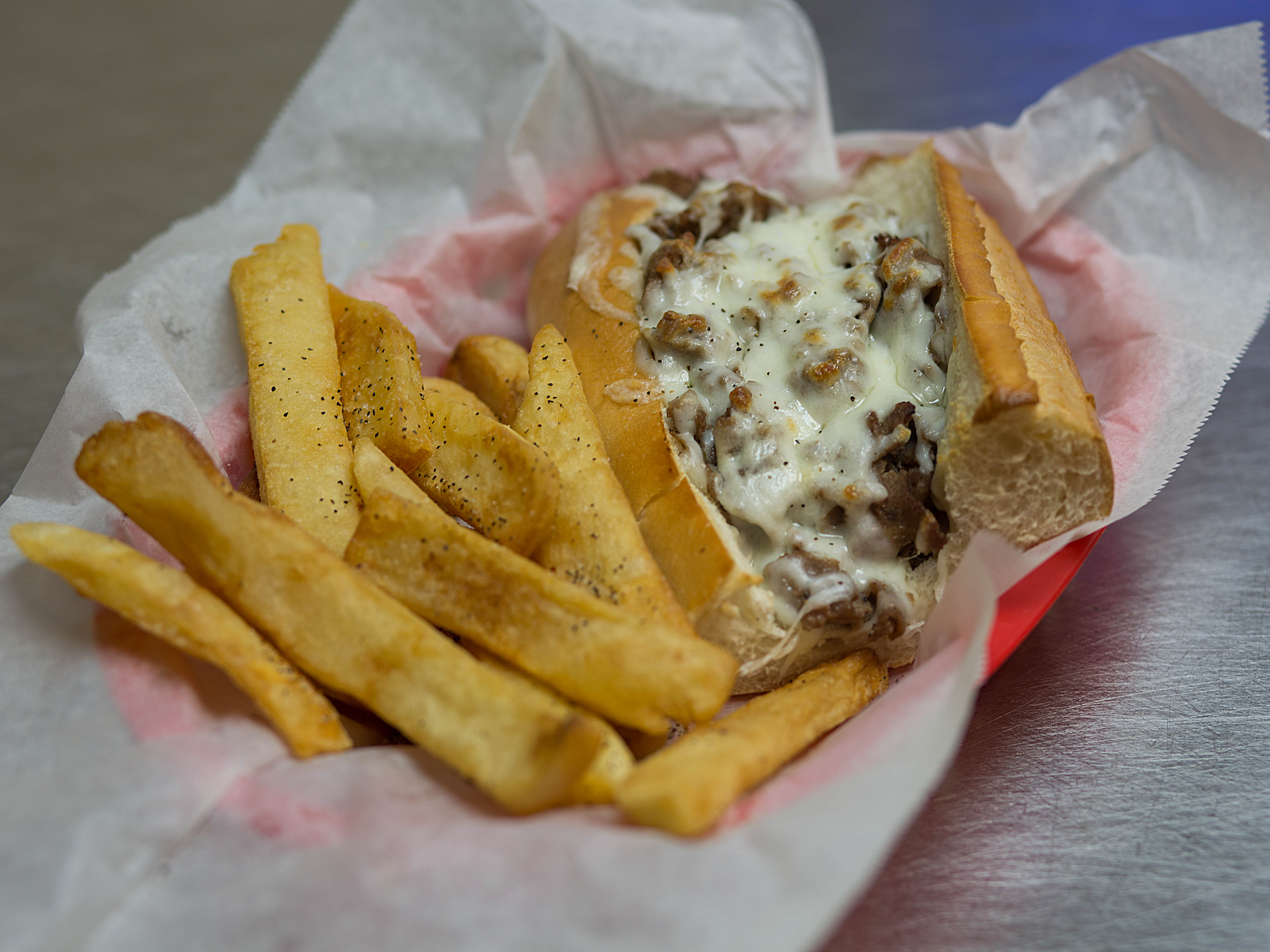 Order Steak and Cheese Sub food online from Doughboys Pizzeria & Italian Restaurant store, Fort Lauderdale on bringmethat.com