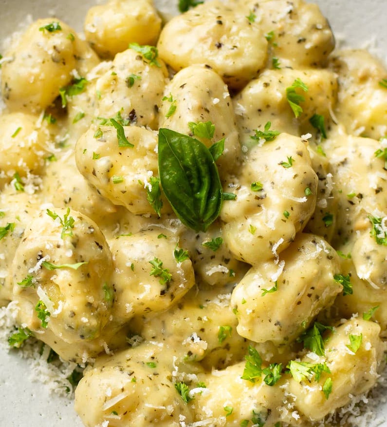 Order Gnocchi Pesto food online from Silver Spoon Diner store, Queens on bringmethat.com