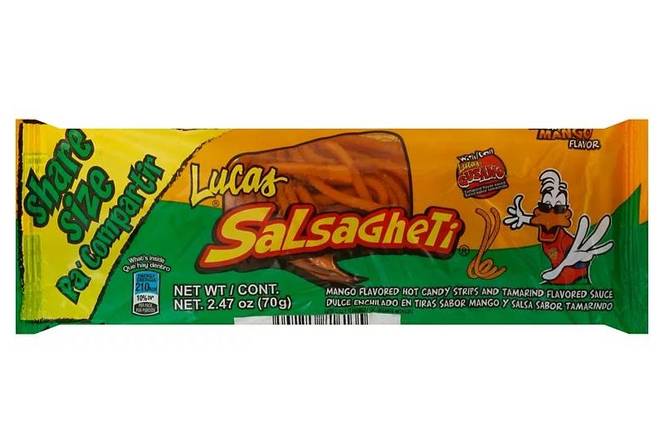 Order Lucas Salsagheti Mango  food online from Abc Discount Store store, San Diego on bringmethat.com
