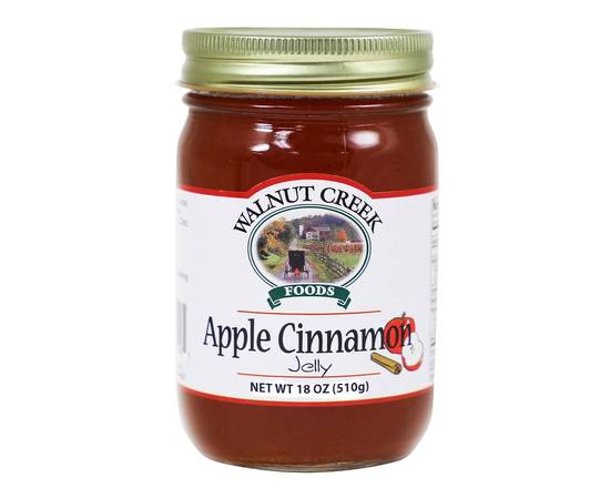 Order Walnut Creek Jelly -Apple Cinnamon - 18oz food online from Darn Cheap Discounts store, Hartville on bringmethat.com