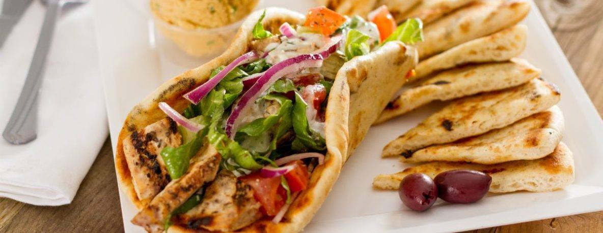 Order Chicken Pita food online from The Simple Greek store, Youngstown on bringmethat.com