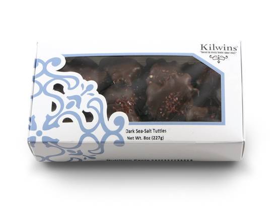 Order Dark Chocolate Sea-Salt Tuttles 8 oz. food online from Kilwins store, Alpharetta on bringmethat.com