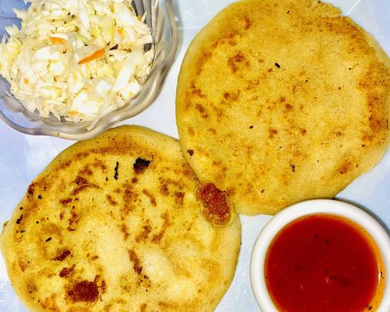 Order Order of two Pupusas food online from Santinis Deli & Grill store, Bridgeport on bringmethat.com