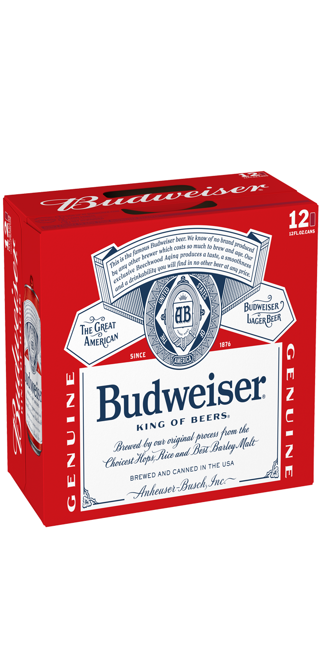 Order Budweiser Reg Beer  food online from Shoreview Liquors store, San Mateo on bringmethat.com