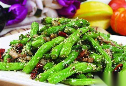 Order 47. Stir Fried Green Beans 干煸四季豆 food online from Orient Yang store, Corvallis on bringmethat.com