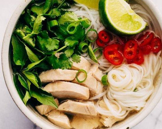 Order Chicken Pho Noodle Soup food online from Noodle House Asia store, Las Vegas on bringmethat.com