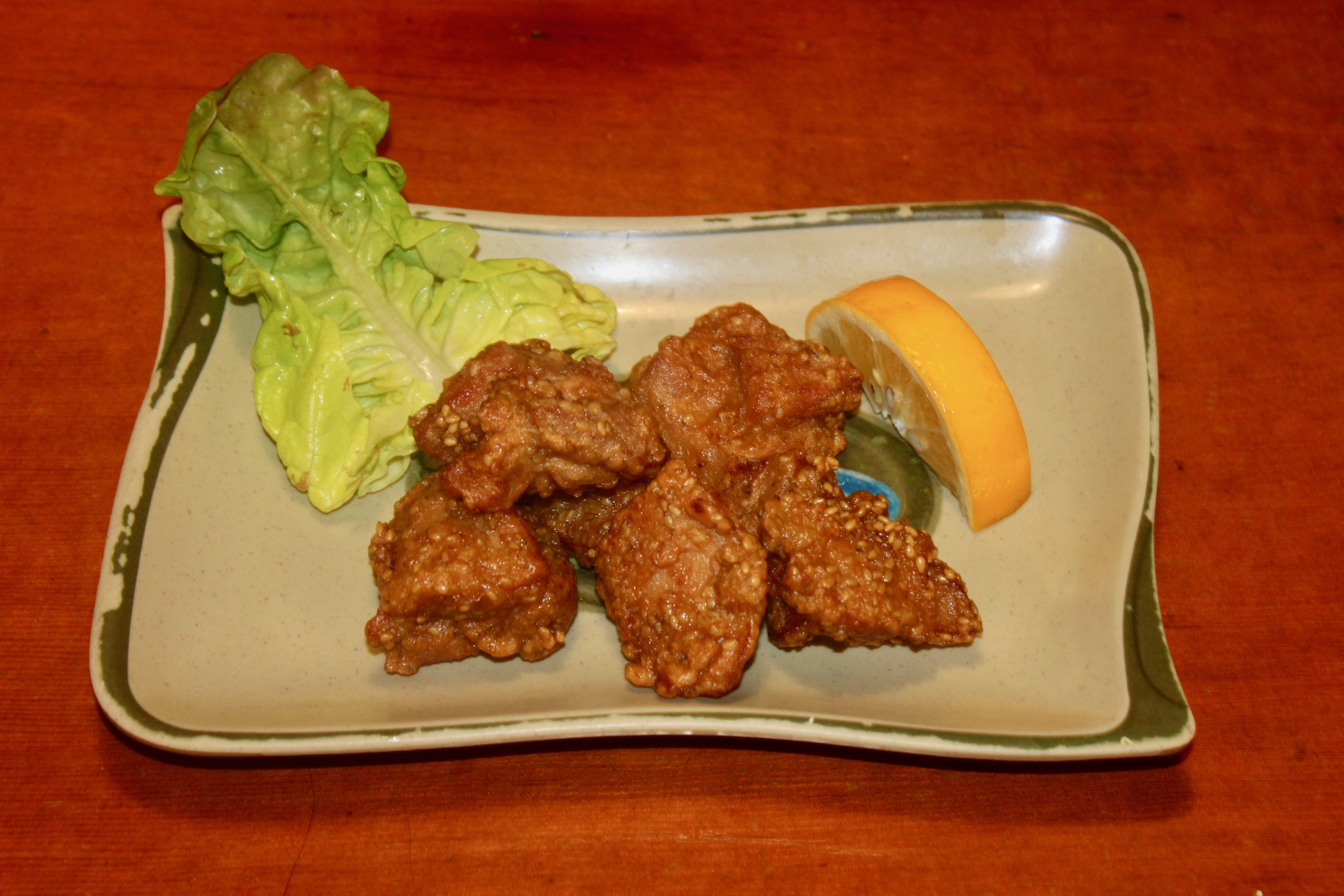 Order Kara Age Chicken food online from Kotohira Restaurant store, Gardena on bringmethat.com
