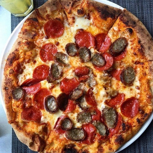 Order Sausage Pizza food online from Flavio Restaurant Dc store, Washington on bringmethat.com