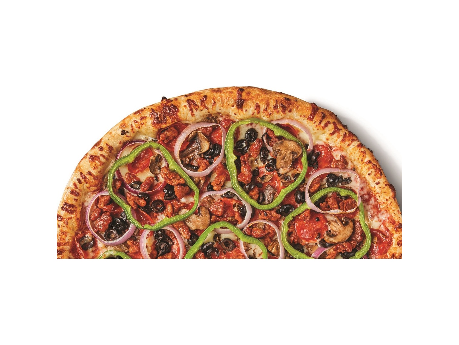 Order Deluxe Pizza food online from Vocelli Pizza store, Moon Township on bringmethat.com