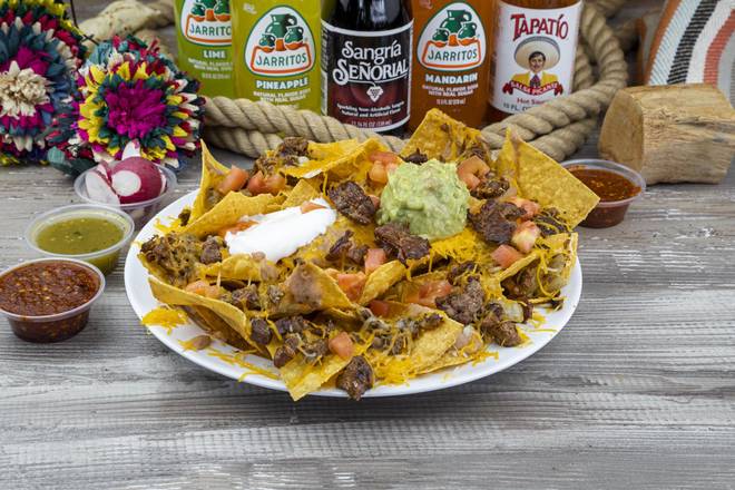 Order Nachos food online from Don Chillitos Mexican Grill store, Aloha on bringmethat.com