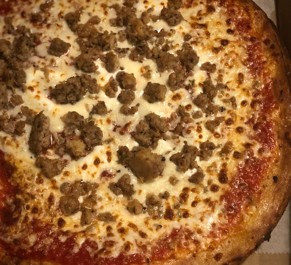 Order Sweet Italian Sausage Pizza - Personal 12" food online from Market Pizza store, Stockton on bringmethat.com