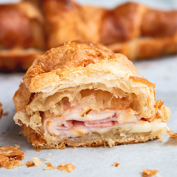 Order Ham and Cheese Croissant food online from Fresh Donut store, San Antonio on bringmethat.com