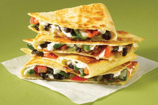 Order The Savage Garden Quesadilla (v) food online from Savage Burrito store, Lubbock on bringmethat.com