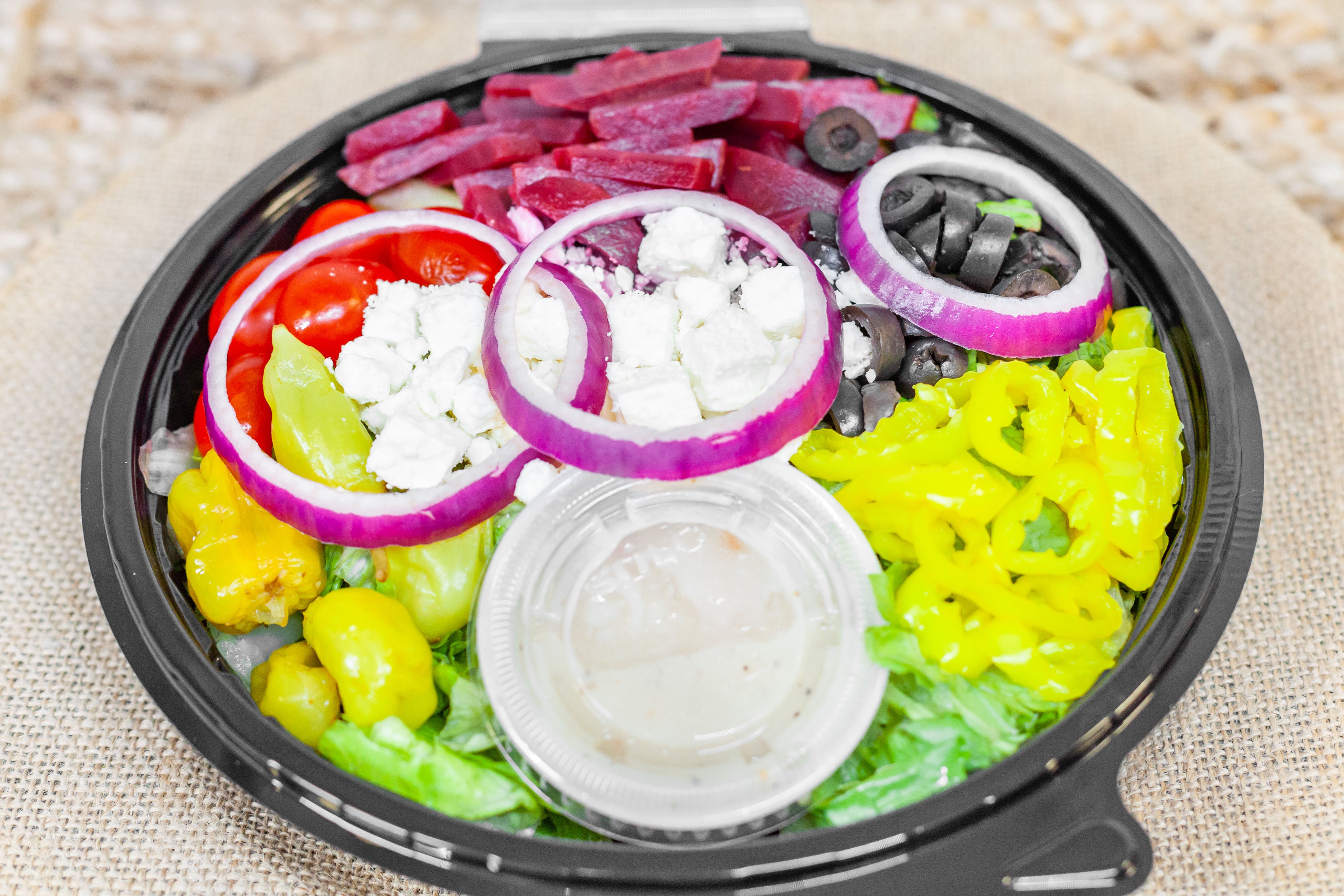 Order Greek Salad - Salad food online from Howell 2 Go store, Howell on bringmethat.com