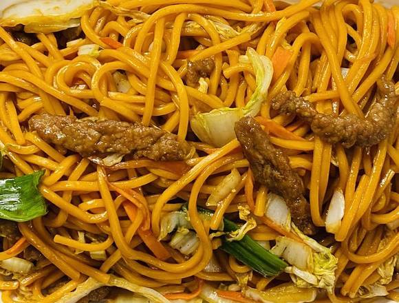 Order Beef Lo Mein food online from Hibachi store, New Haven on bringmethat.com