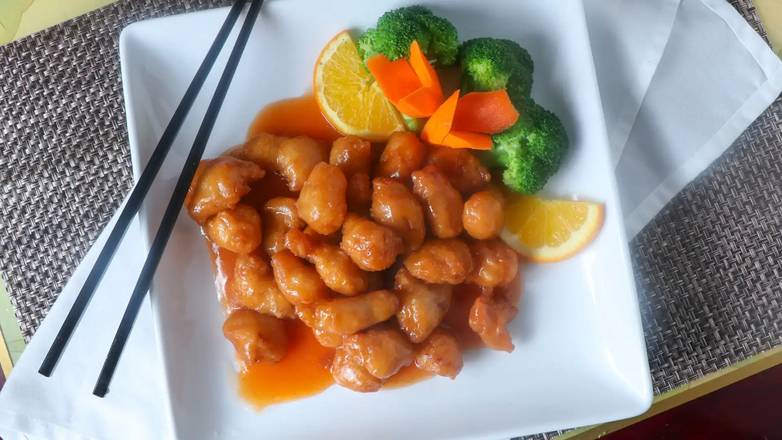 Order Orange Chicken food online from Ming Restaurant store, Belvedere Tiburon on bringmethat.com