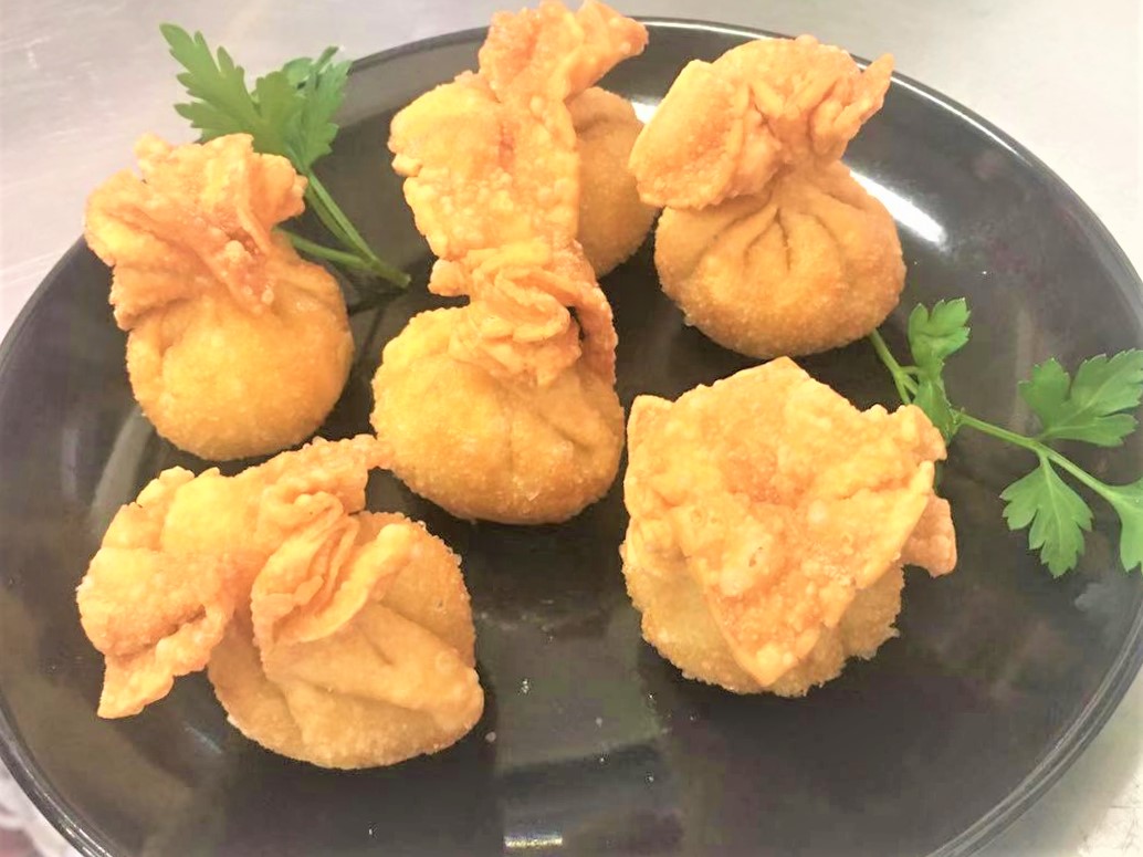 Order A7. Spicy Crab Puffs  food online from Asian Kitchen store, Modesto on bringmethat.com