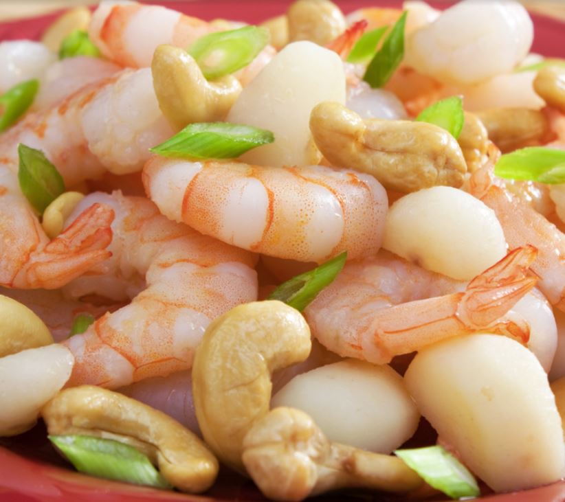 Order C17. Shrimp with Cashew Nuts Combinaton food online from First Wok Chinese store, Keyport on bringmethat.com
