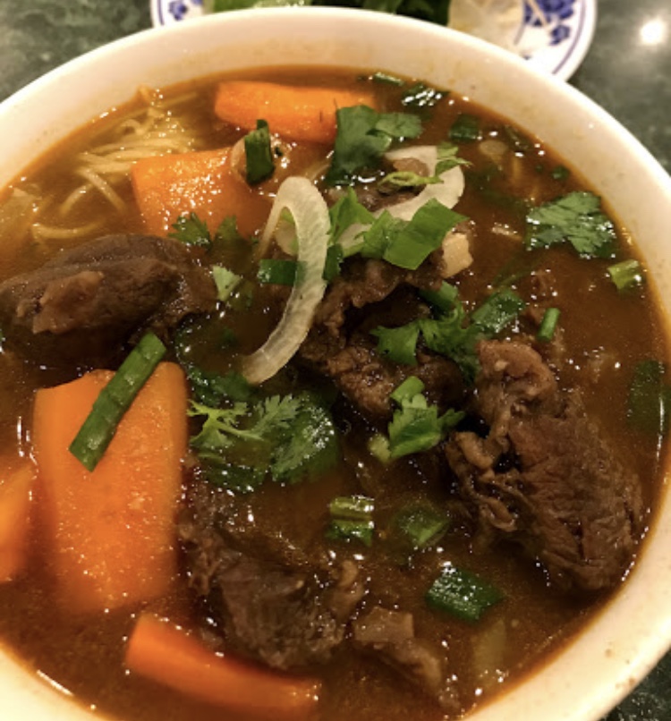 Order Beef Stew Noodle Soup (Phở bò kho) food online from Hello Saigon store, New York on bringmethat.com