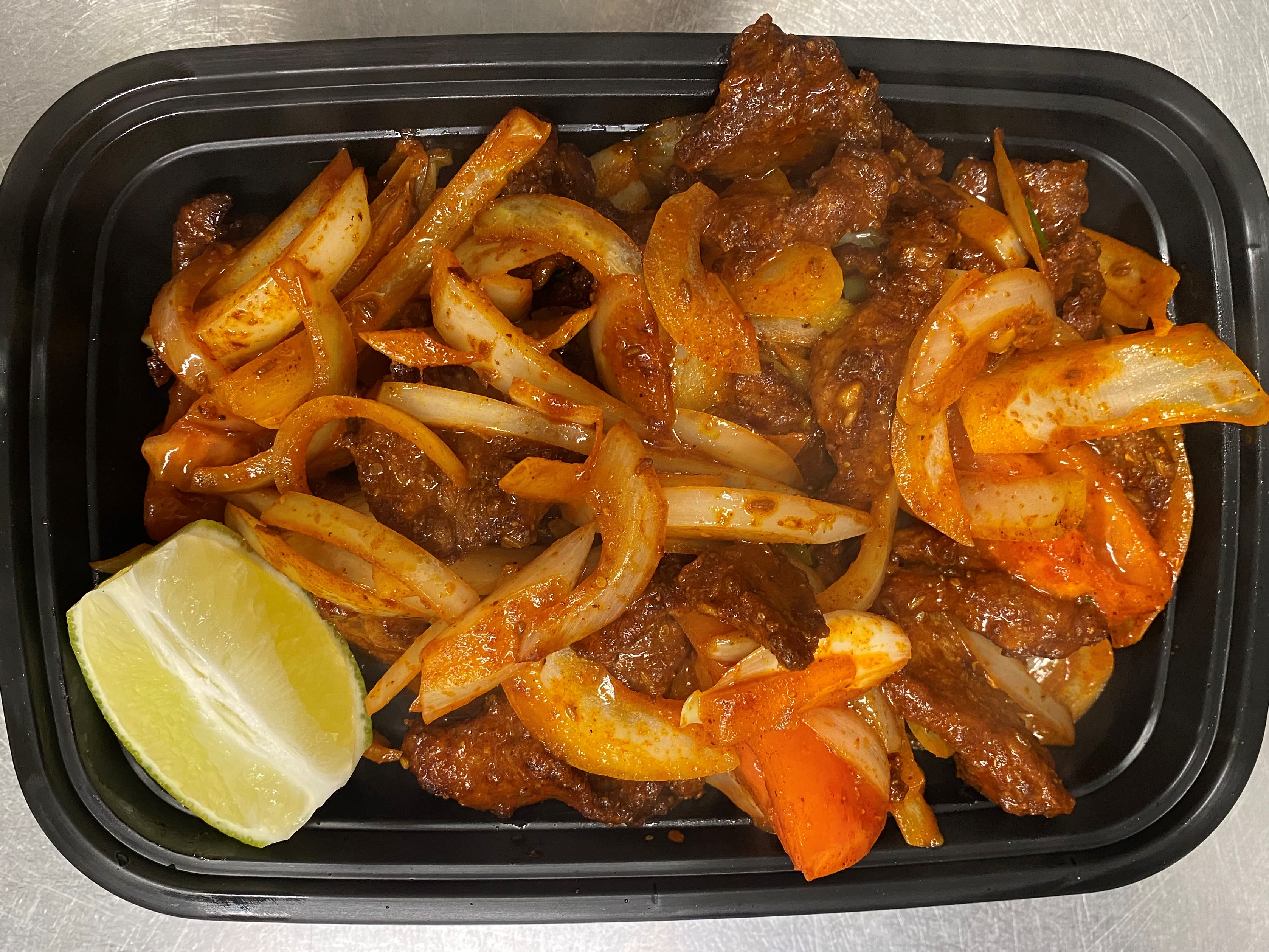Order 43. Beef Kebab food online from Burma Bistro store, Santa Clara on bringmethat.com