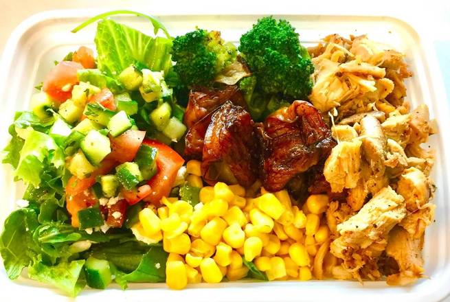 Order Chicken Salad Bowl food online from Chopped Halal Grill store, Richardson on bringmethat.com