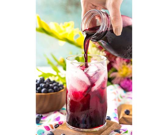 Order Ice Blueberry Black Tea food online from Soup Kettle Grille store, Meridian on bringmethat.com