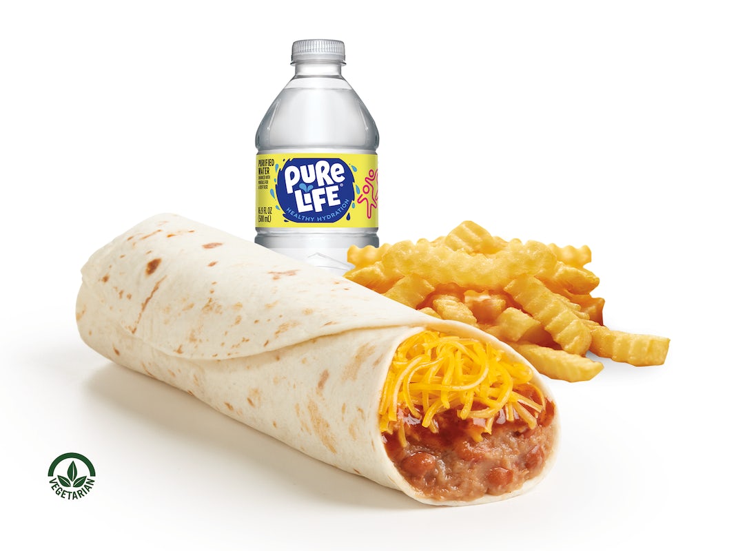 Order Bean & Cheese Burrito Kid Loco® Meal food online from Del Taco store, Las Vegas on bringmethat.com