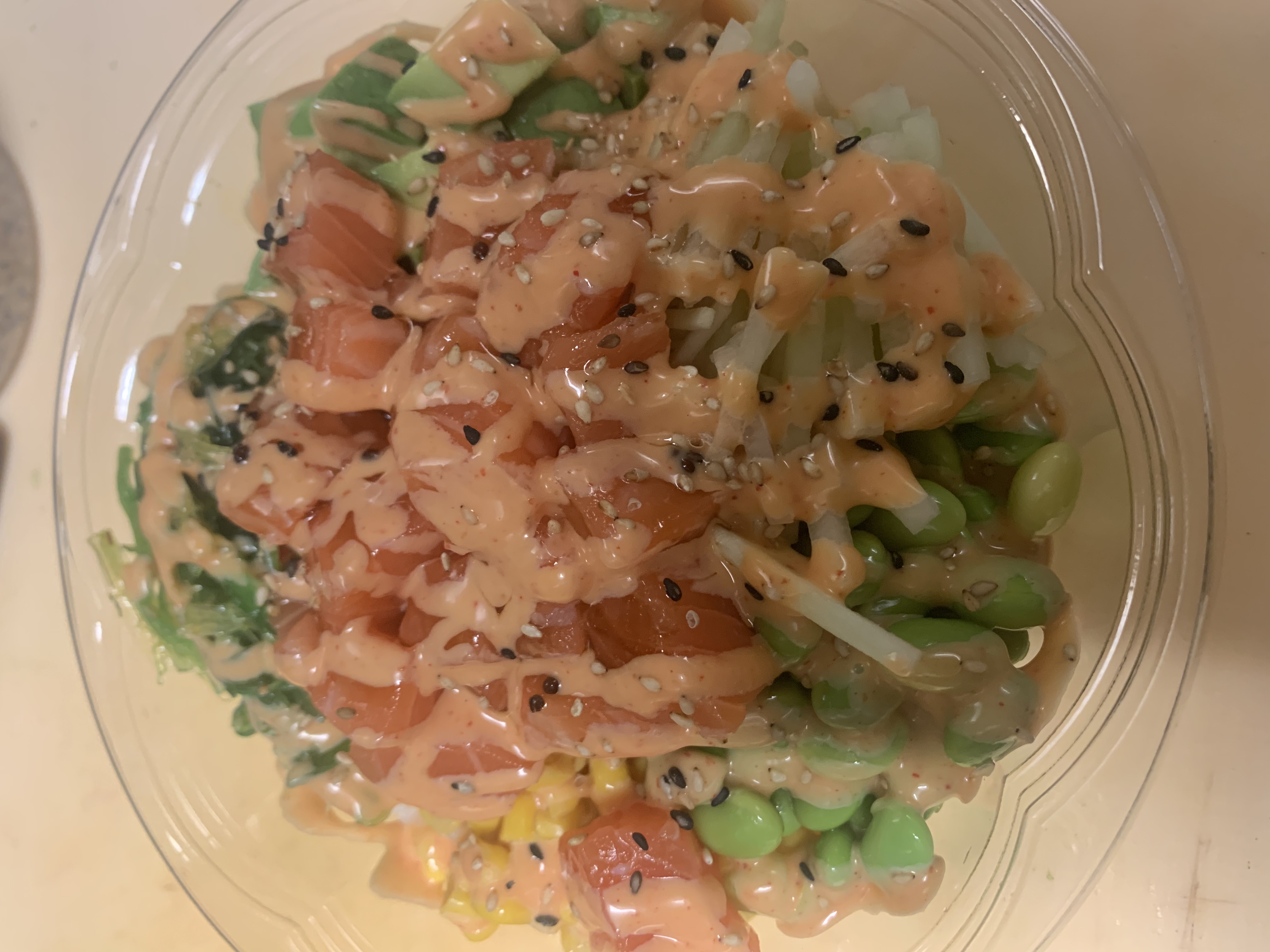 Order Salmon Poke Bowl food online from Chopstix House store, Lawnside on bringmethat.com
