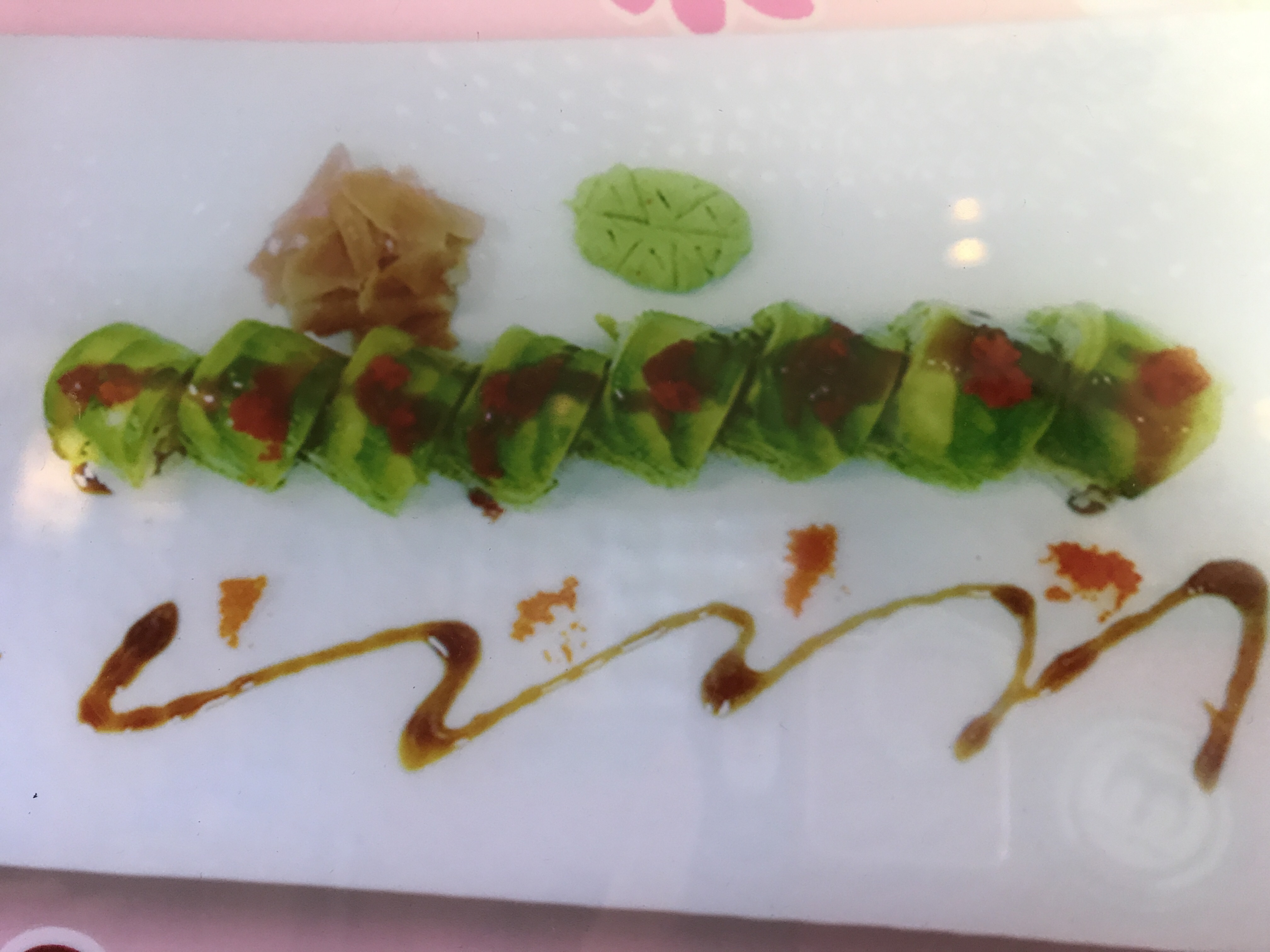 Order Green Dragon Roll food online from Aburi sushi bar store, Brooklyn on bringmethat.com
