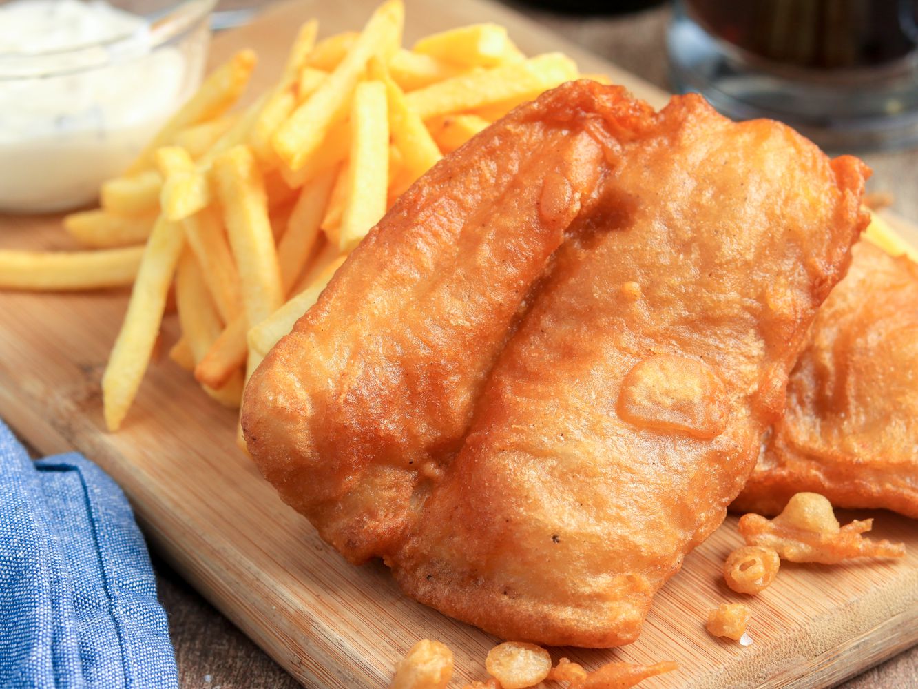 Order Fish & Chips food online from CELEBRITY DELLY store, Falls Church on bringmethat.com