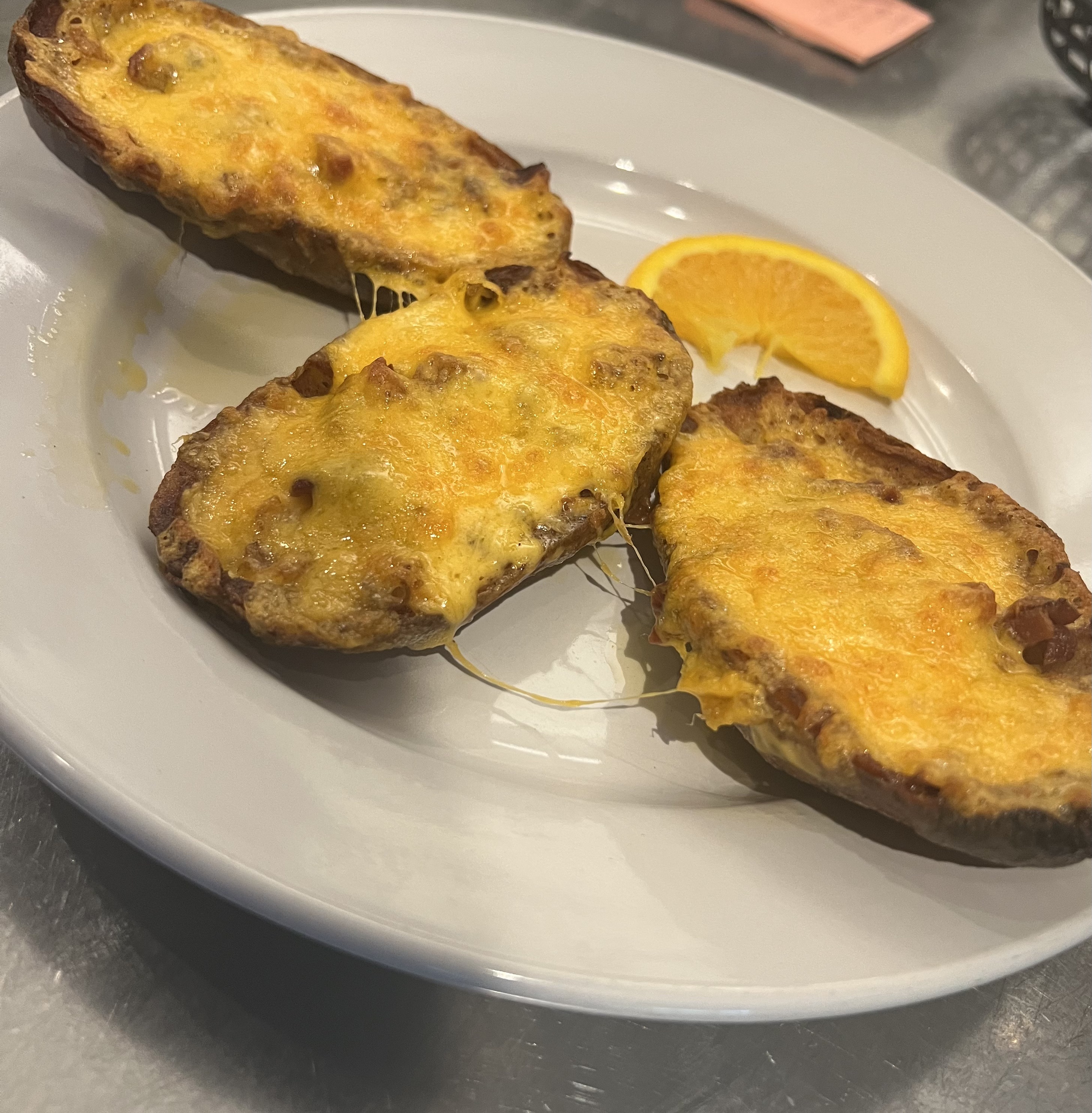 Order Potato Skins food online from City View Bar And Grill store, Gwynn Oak on bringmethat.com