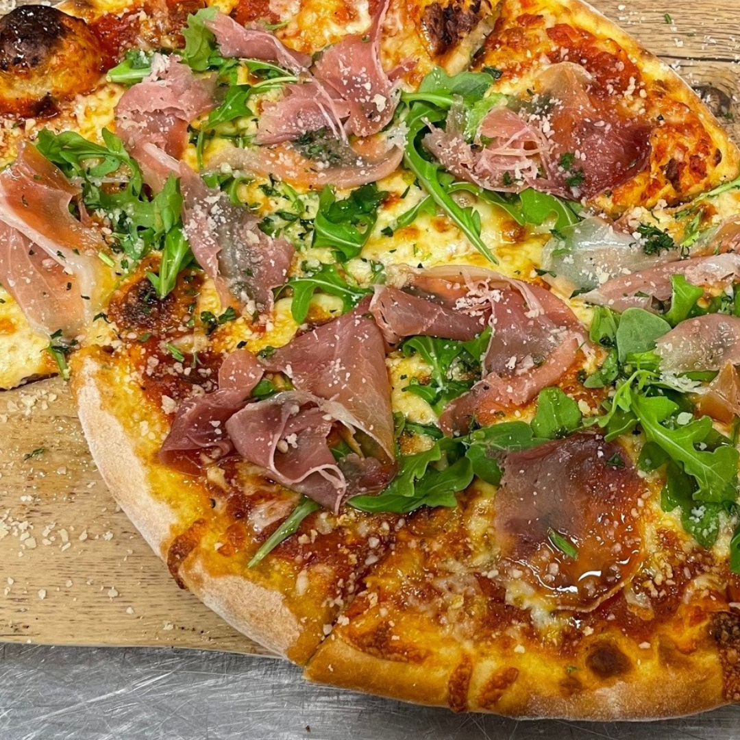 Order Prosciutto Pizza food online from Skybokx 109 Sports Bar And Grill store, Natick on bringmethat.com