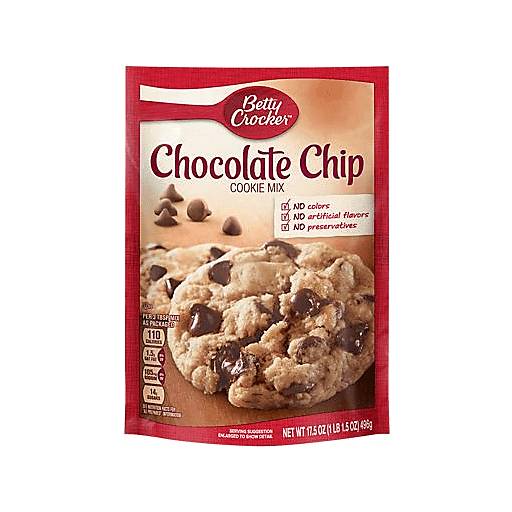 Order Betty Crocker Cookie Mix Chocolate Chip (17.5 OZ) 134299 food online from BevMo! store, Greenbrae on bringmethat.com