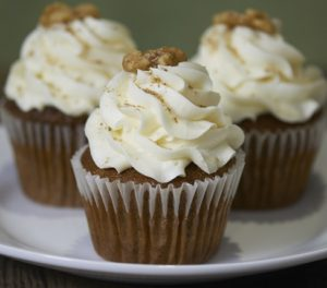 Order Carrot Cupcake food online from Cornerstone Cookie Gifts store, Marietta on bringmethat.com
