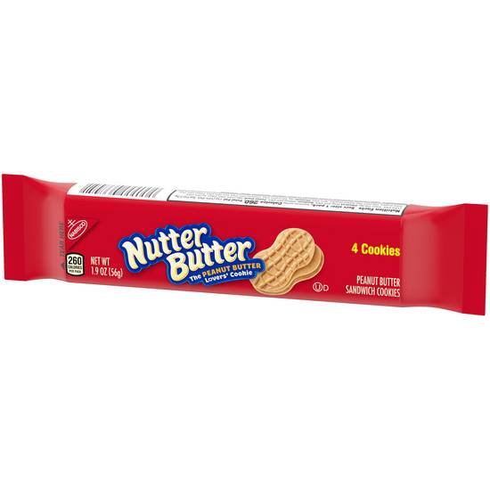 Order Nutter Butter Peanut Butter Sandwich Cookies food online from IV Deli Mart store, Goleta on bringmethat.com