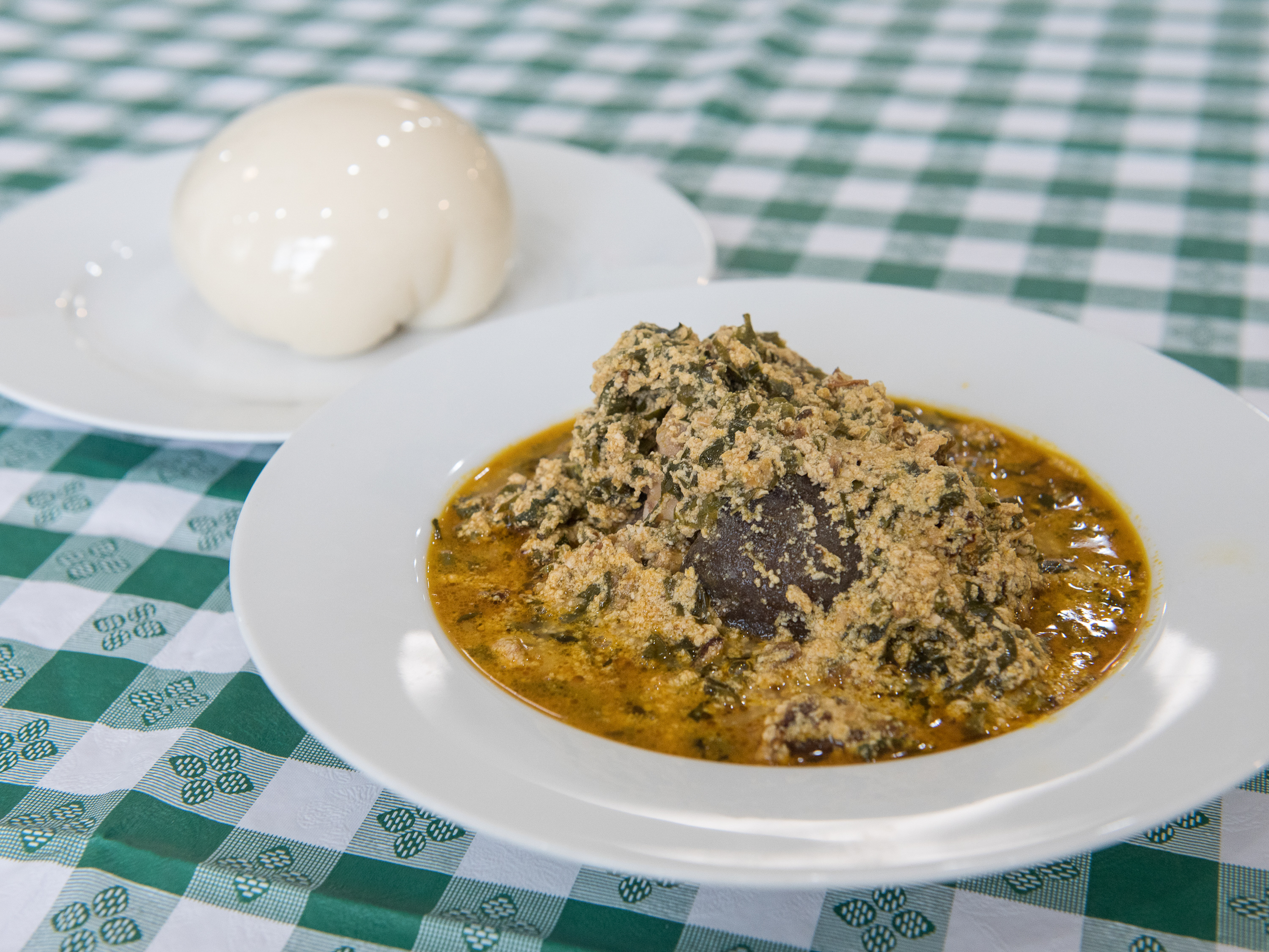 Order Egusi Soup food online from Pat Delicious African Restaurant store, Columbus on bringmethat.com