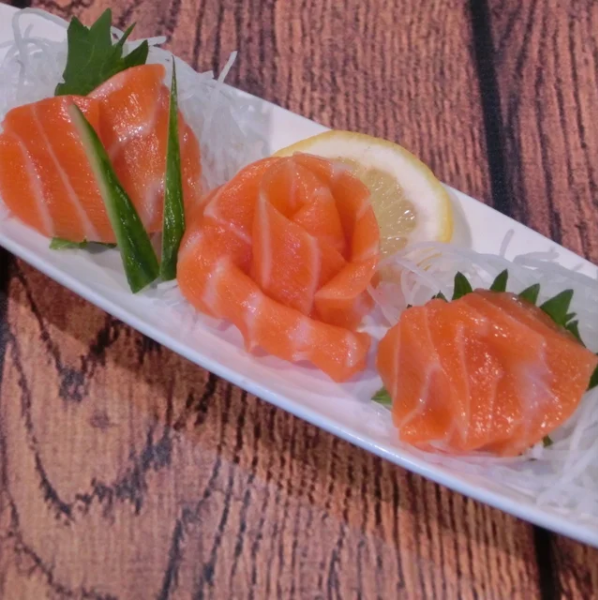 Order Salmon Sashimi food online from Izakaya Takasei store, Fullerton on bringmethat.com